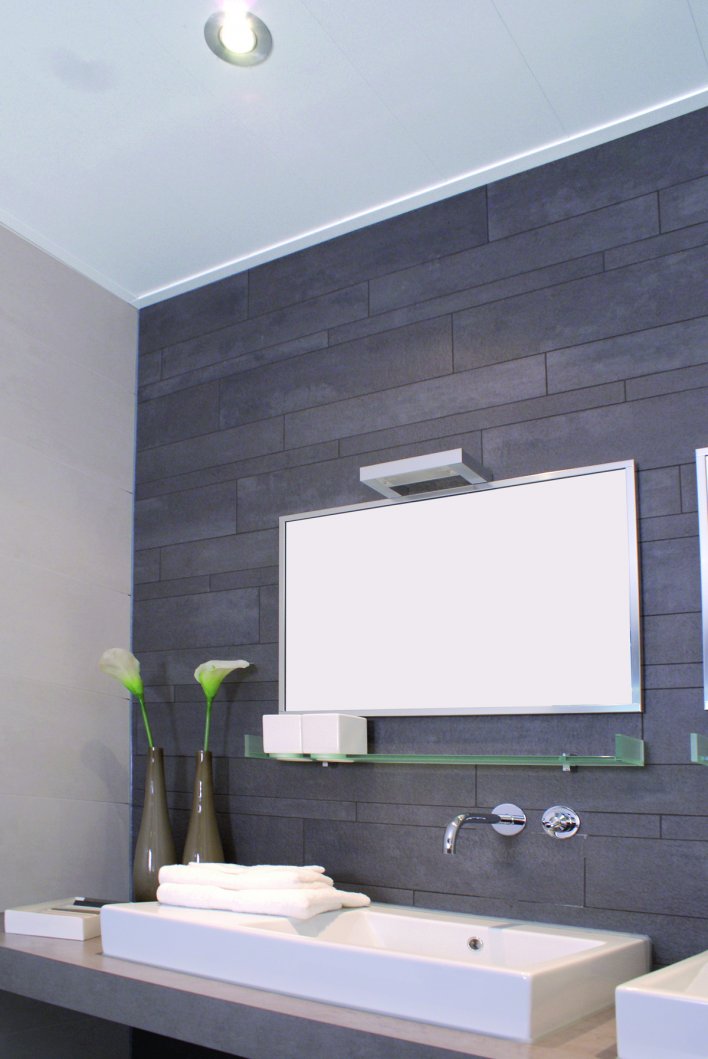Prachtige Badkamer Met Kunststof Panelen